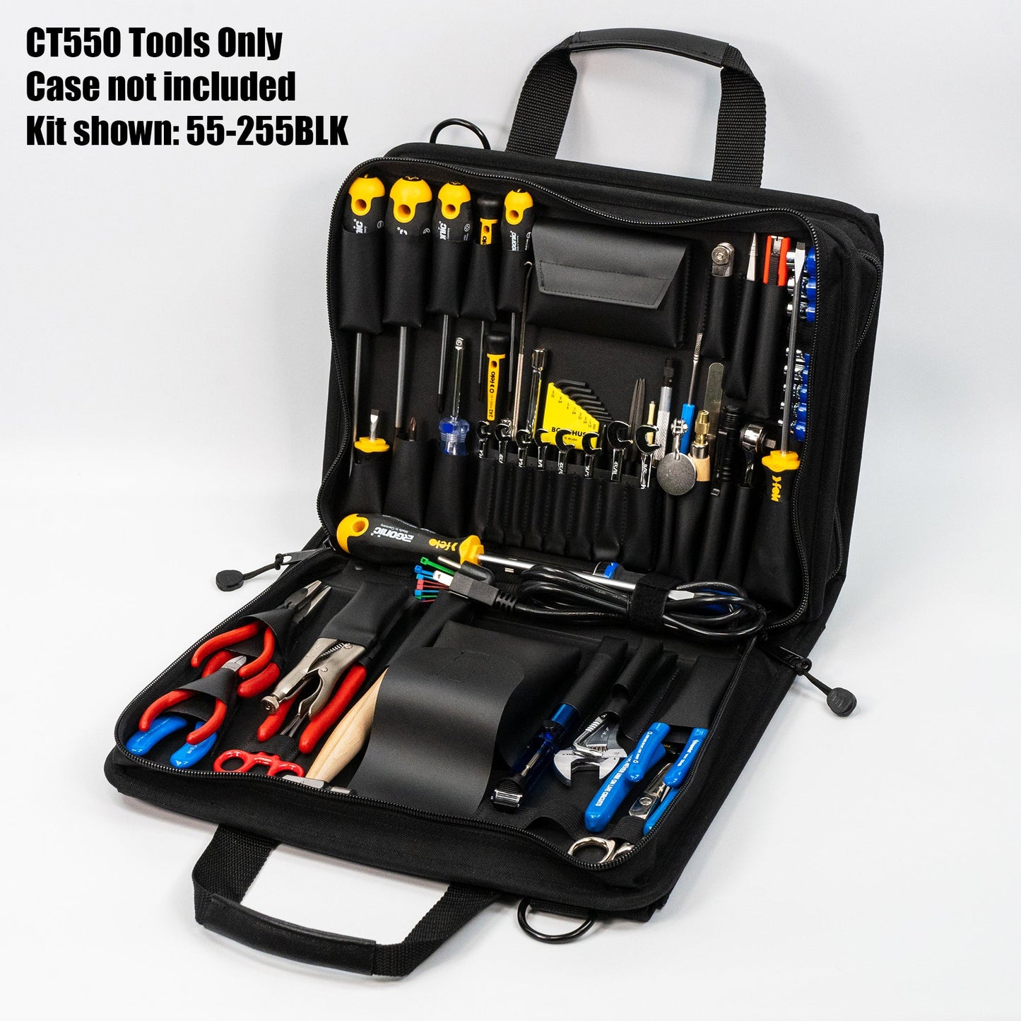 Coffret d'outils Crawford CT550 pour techniciens de maintenance - Outils de la série 55 uniquement