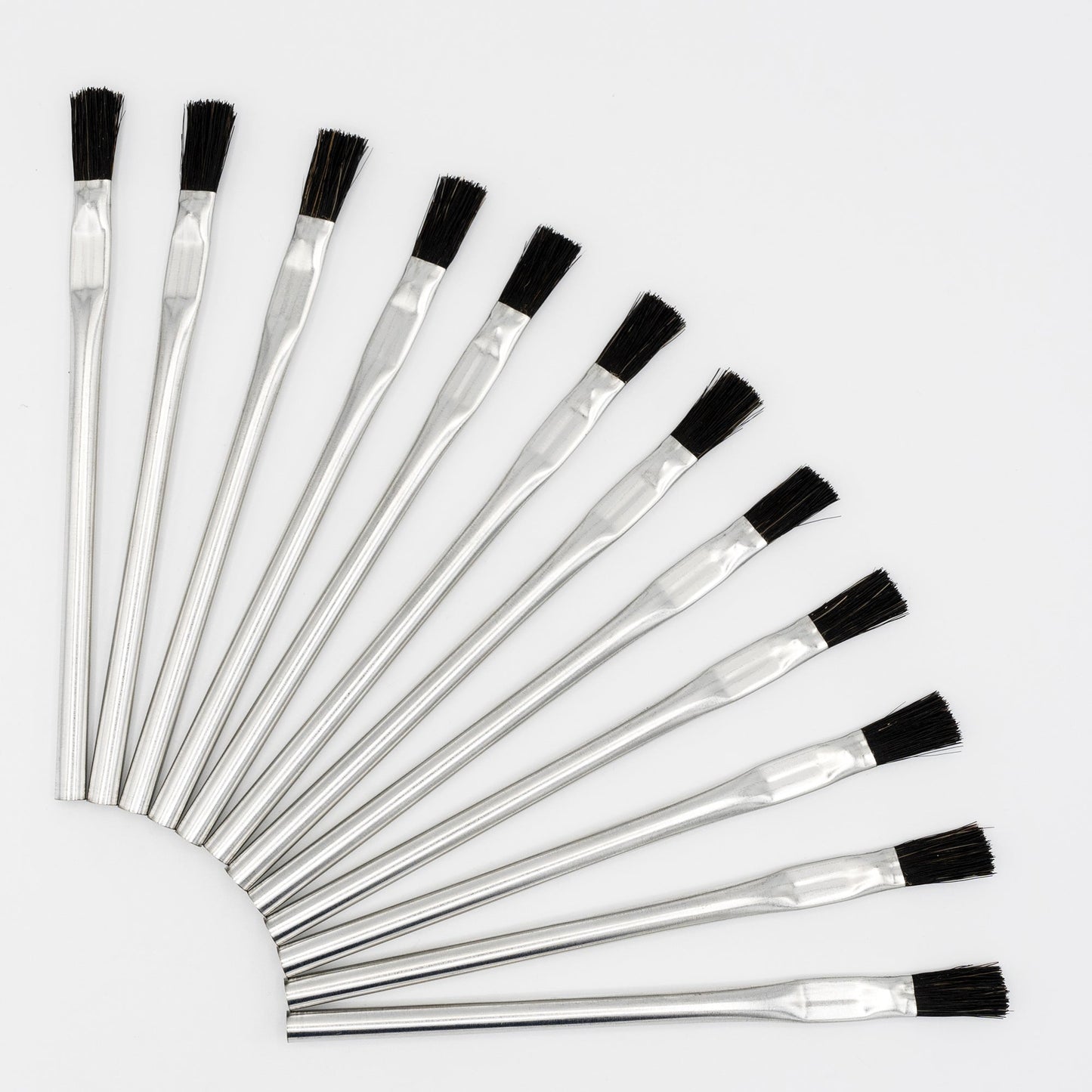 Pinceau à acide Crawford Tool 1876-12PK 3/8 100 % crin de cheval, paquet de 12