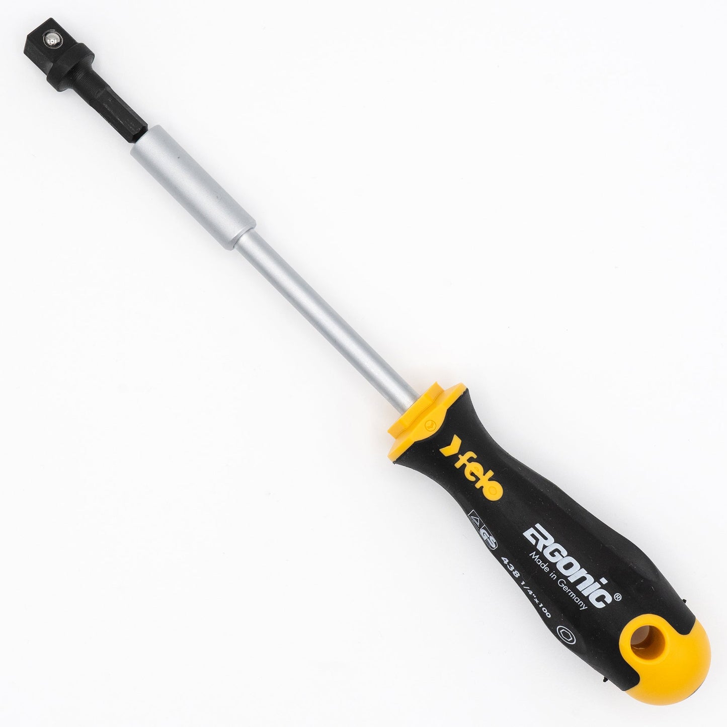 Adaptateur Felo 30489 pour embout de vissage 3/8 x 2 avec entraînement 1/4