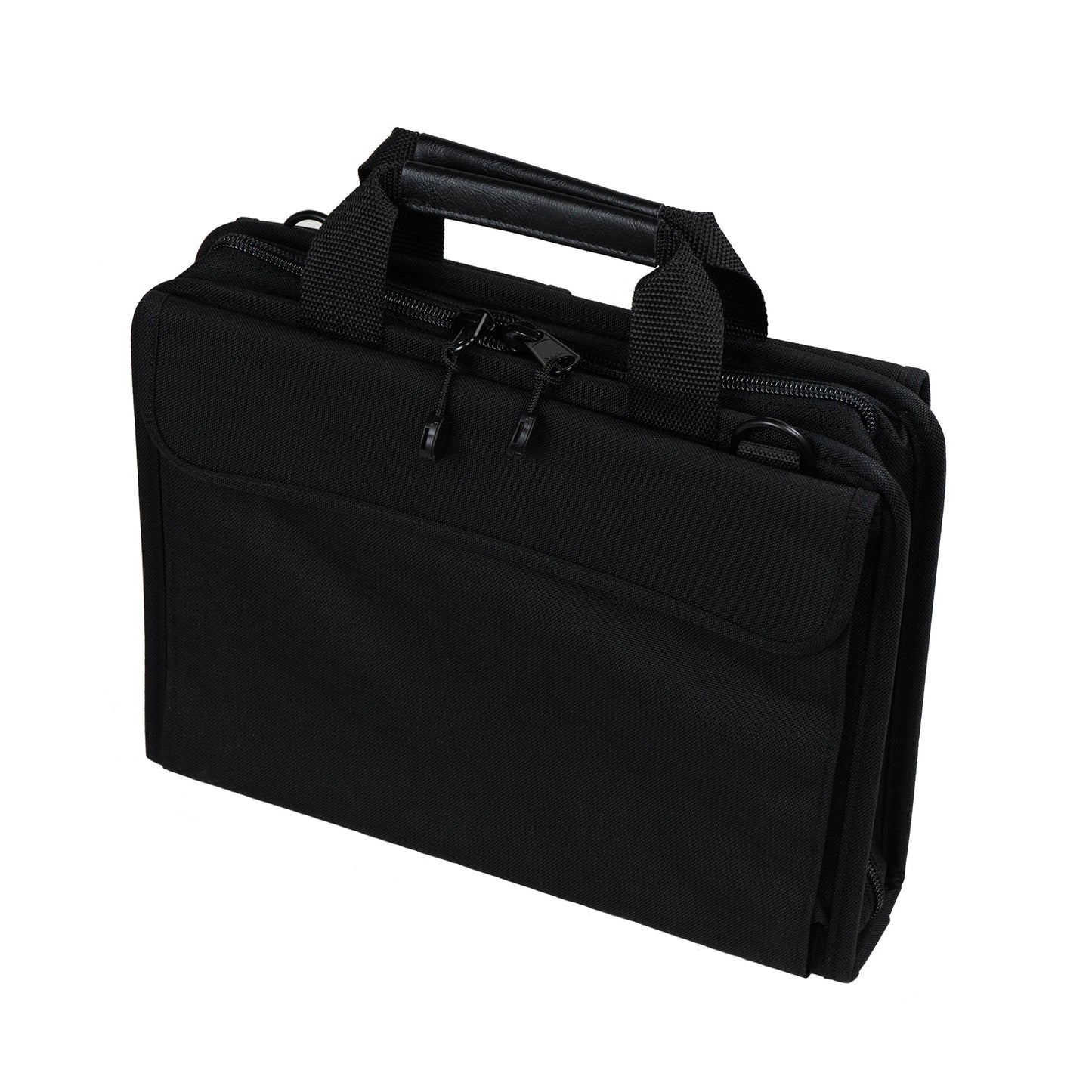 Trousse à outils souple à fermeture éclair Crawford 121-BLK, 35,5 x 25,5 x 6,5 cm, 36 poches pour outils, poche pour multimètre et grande pochette pour pièces.