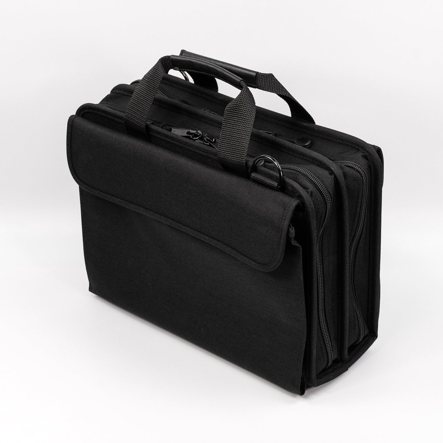 Trousse à outils souple à fermeture éclair Crawford 255-BLK, double face, 2 compartiments, 16 x 11 x 5 pouces