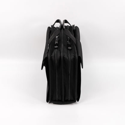 Trousse à outils souple à fermeture éclair Crawford 255-BLK, double face, 2 compartiments, 16 x 11 x 5 pouces