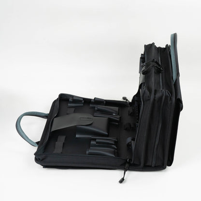Trousse à outils Crawford pour techniciens de maintenance sur le terrain - 55-259BLK, dans une mallette zippée à 2 compartiments avec rangement pour ordinateur portable