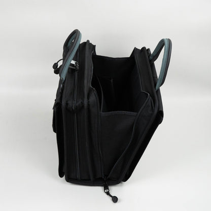 Trousse à outils Crawford Metric pour techniciens de maintenance sur site - 55M-259BLK, dans une mallette zippée à 2 compartiments avec rangement pour ordinateur portable.