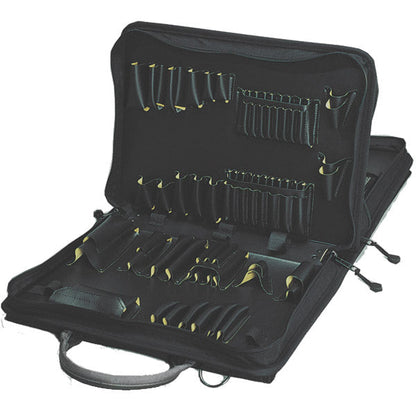 Trousse à outils Crawford Premium Metric JIS pour techniciens de terrain - 89MV-277BLK dans une mallette souple à 2 compartiments