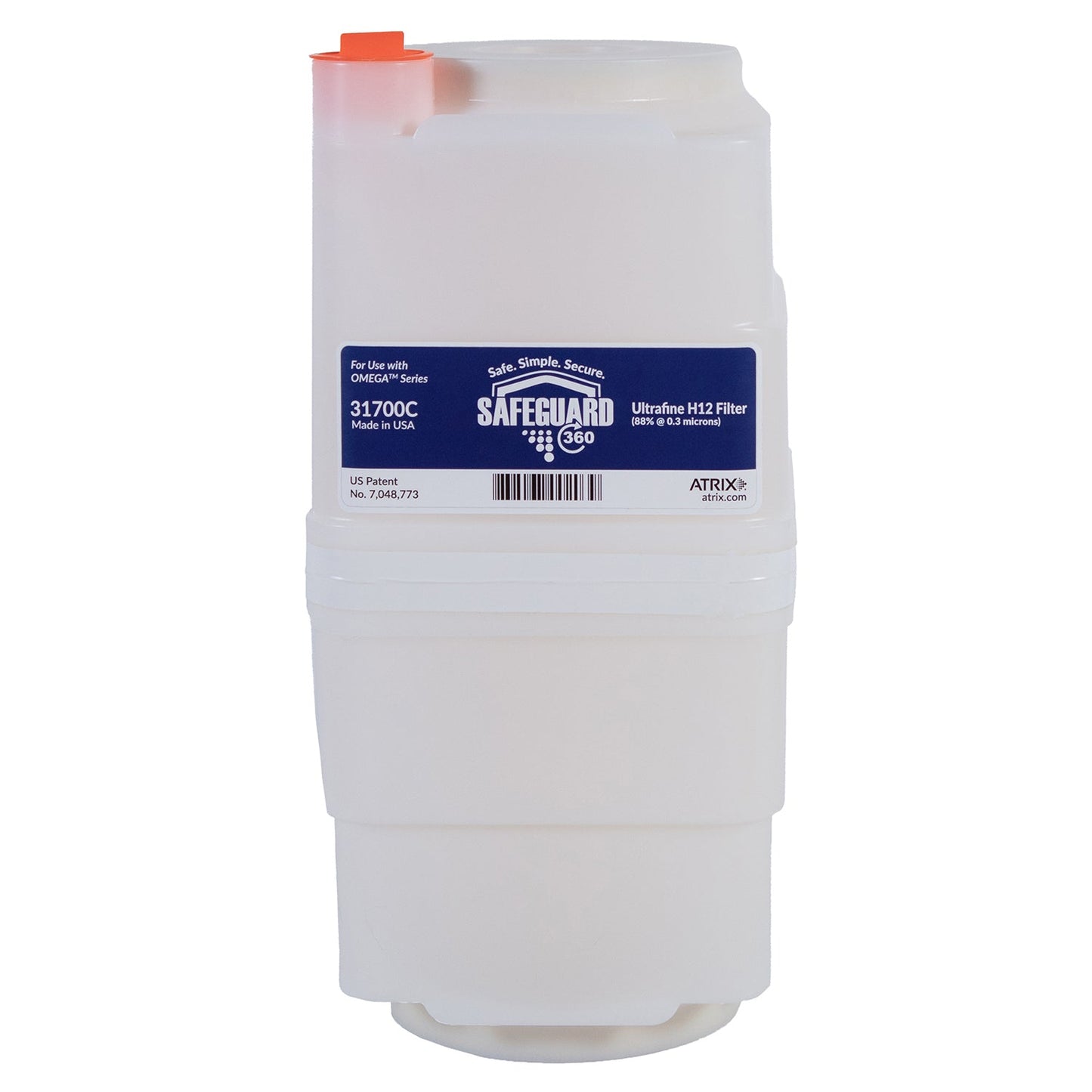 Filtre à aspirateur Atrix 31700 SafeGuard 360 pour toner et poussière ultrafine (H12) 