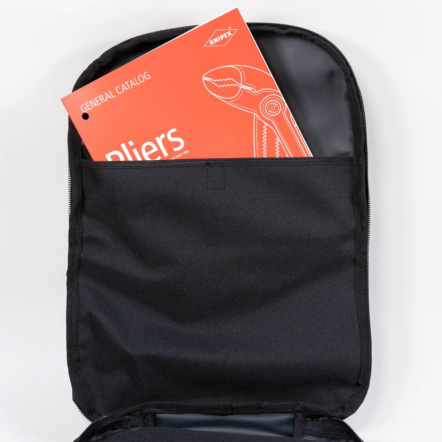 Trousse d'outils de base pour photocopieur Crawford - 40-BP4 dans une mallette à outils zippée à 4 panneaux type sac à dos