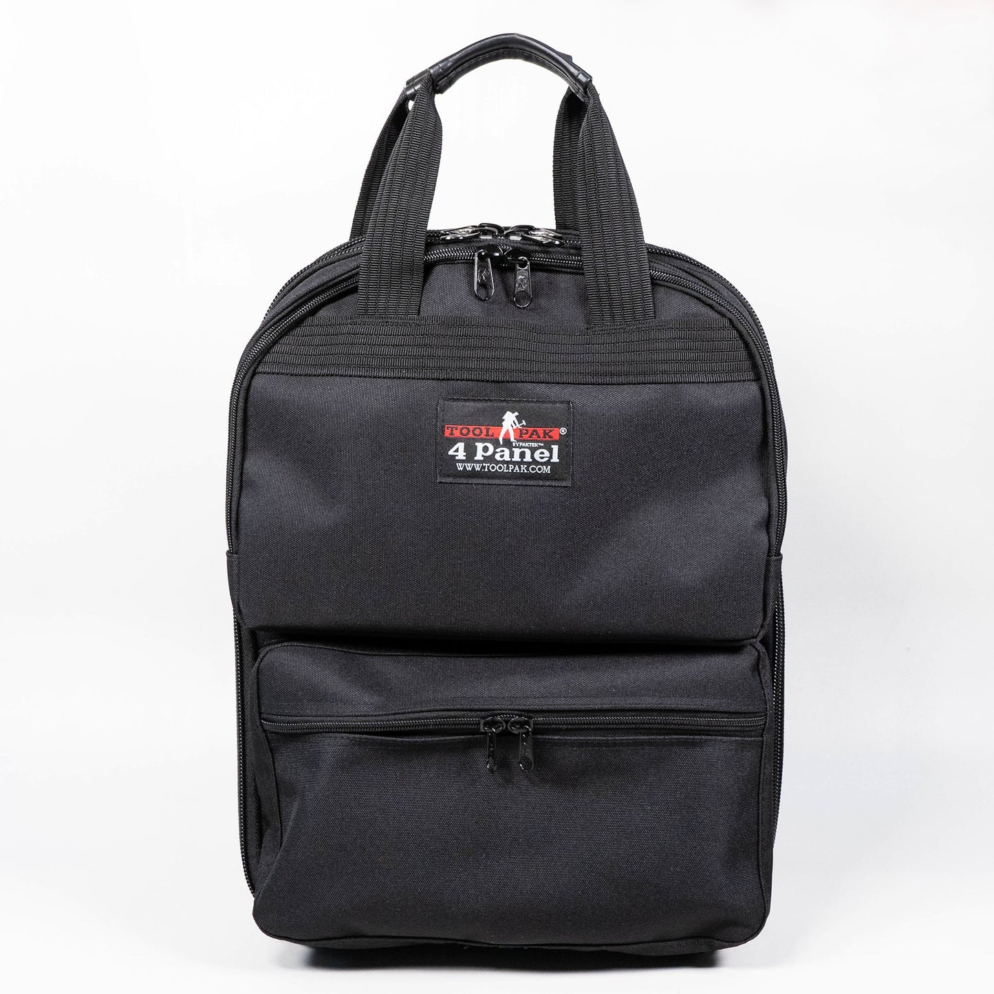 Trousse à outils Crawford Biomedical pour technicien de maintenance 73-BP4, rangée dans un sac à dos à 4 compartiments avec fermeture éclair.