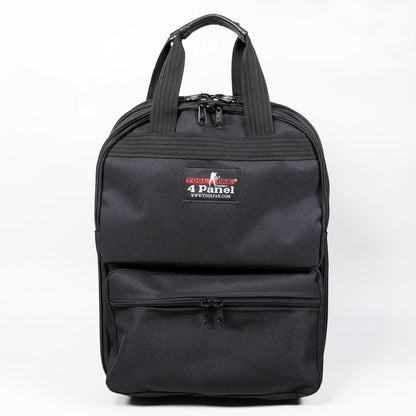 Trousse à outils Crawford Biomedical pour technicien de maintenance 73-BP4, rangée dans un sac à dos à 4 compartiments avec fermeture éclair.