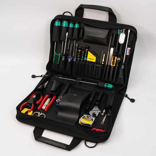 Trousse à outils Crawford General Electronic - 43WR-155BLK dans une mallette à fermeture éclair