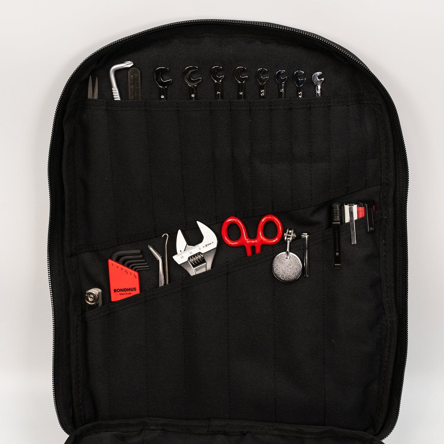 Trousse d'outils de luxe pour photocopieur Crawford - 48-BP4 dans une mallette à outils à 4 panneaux type sac à dos