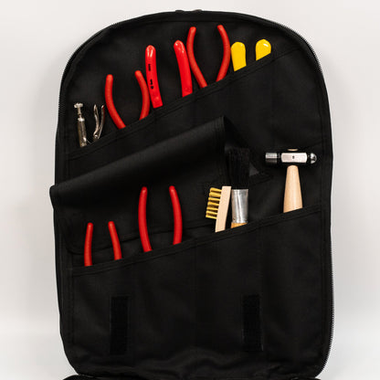 Trousse d'outils de luxe pour photocopieur Crawford - 48-BP4 dans une mallette à outils à 4 panneaux type sac à dos