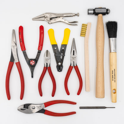 Kit d'outils de luxe pour photocopieur Crawford avec tournevis JIS Vessel - 48V-G256 dans une mallette à outils Ultimate Gladiator 6 Deep.