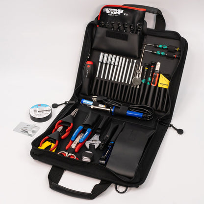 Trousse à outils compacte à fermeture éclair pour technicien de maintenance biomédicale Crawford - 54-121BLK