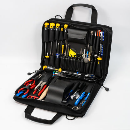 Trousse à outils Crawford pour techniciens de maintenance sur site - 55-155BLK, avec fermeture éclair