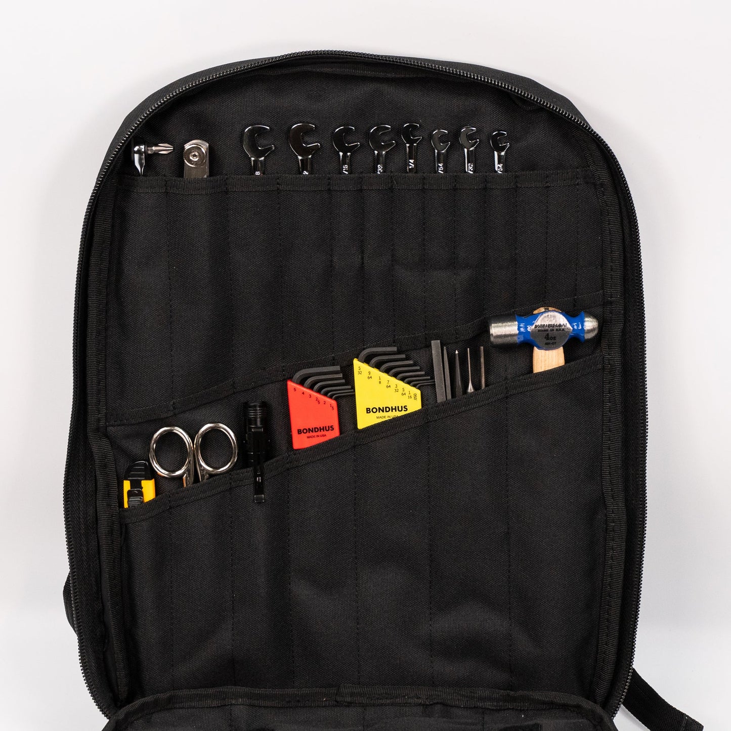 Trousse à outils Crawford pour service sur le terrain - 67-BP4, sac à dos à 4 compartiments avec fermeture éclair