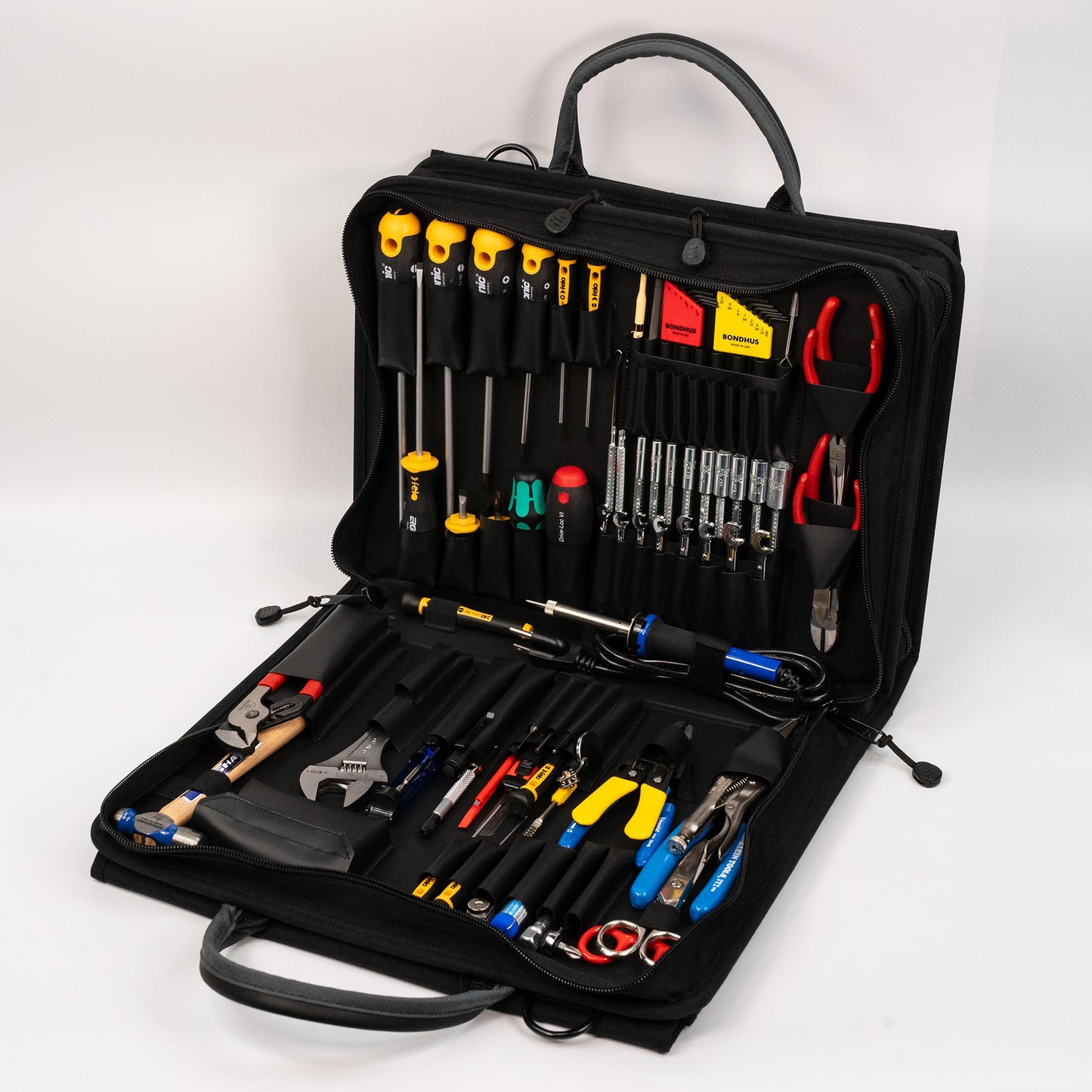 Trousse à outils haut de gamme Crawford pour techniciens de terrain - 89-277BLK