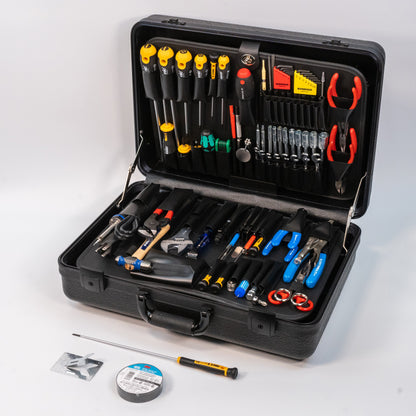 Coffret à outils Crawford Premium pour techniciens de terrain - 89-G256 dans une mallette à outils Ultimate Gladiator 6 Deep.