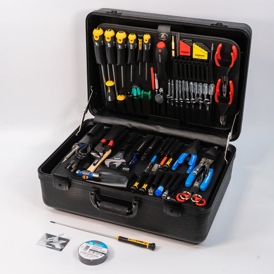 Coffret à outils Crawford Premium pour techniciens de terrain - 89-G258 dans une mallette à outils Ultimate Gladiator 8 Deep