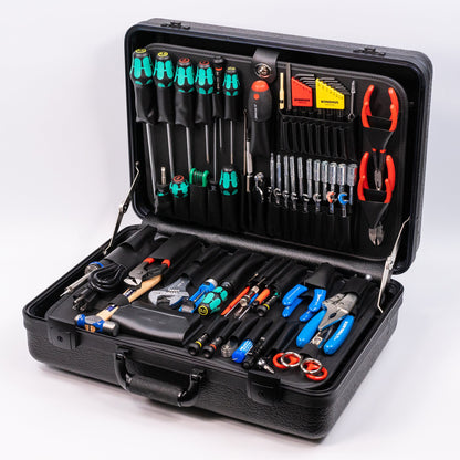 Coffret à outils Crawford Premium Metric pour ingénieurs de terrain - 89MWR-G256 dans une mallette à outils Ultimate Gladiator 6 Deep