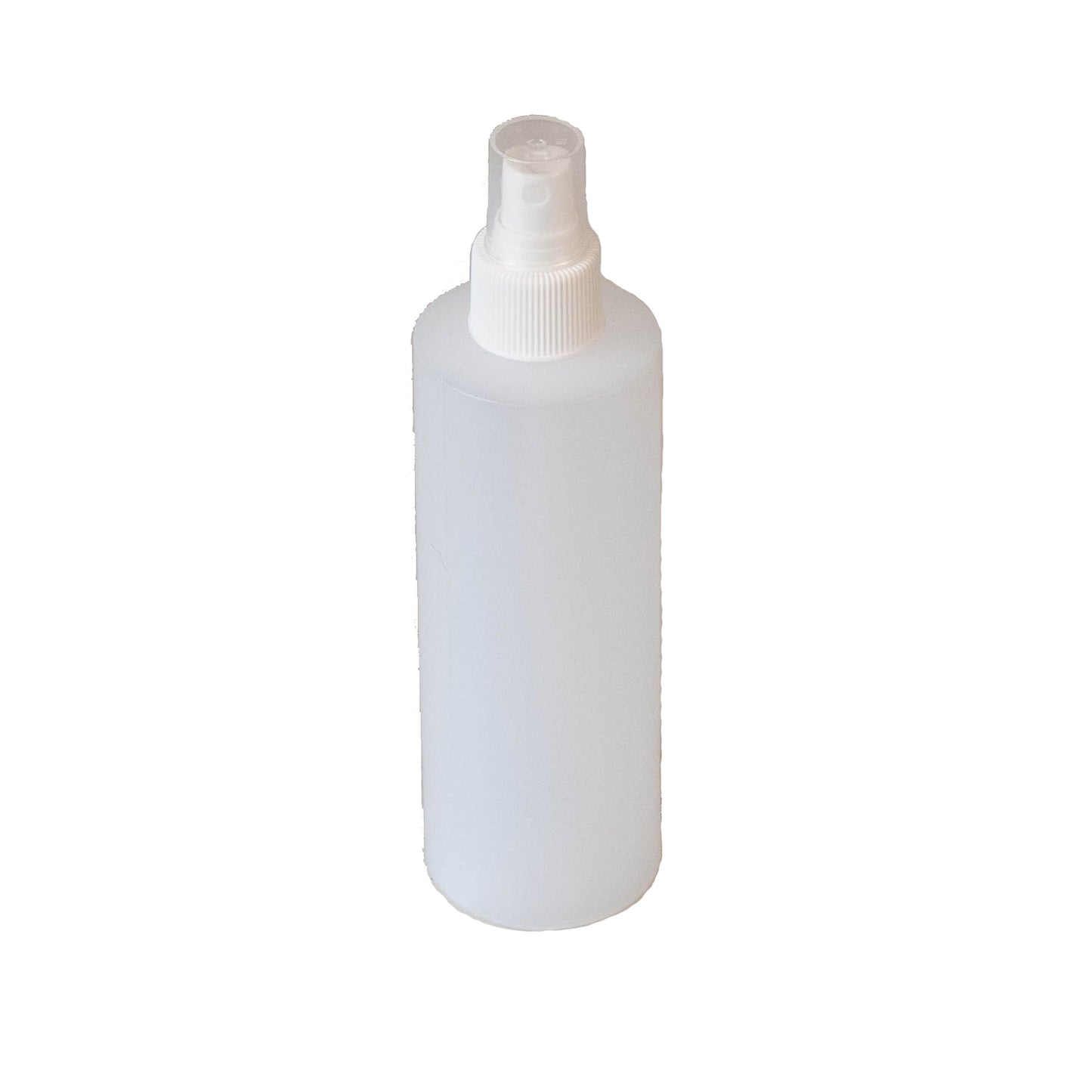 Bouteille en plastique Crawford 65108 de 237 ml (8 oz) avec bouchon pulvérisateur, cylindre en PEHD naturel