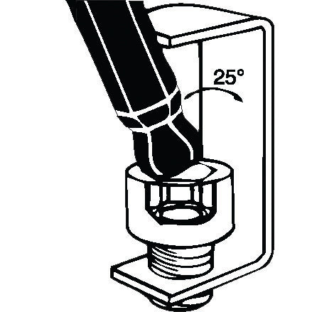 Bondhus 12894 Gorilla Grip Clé hexagonale à tête sphérique pliable en pouces 3/16 à 3/8