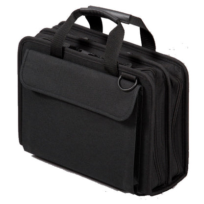 Trousse à outils souple à fermeture éclair Crawford CFSD5-BLK, double face, 2 compartiments, 40,6 x 27,9 x 12,7 cm, 45 poches pour outils et pochette pour pièces.