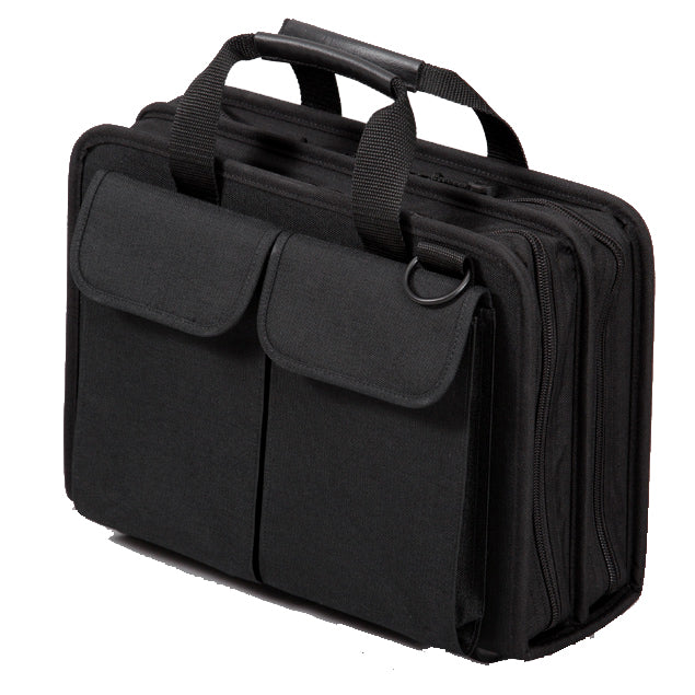 Trousse à outils souple à fermeture éclair Crawford CFSD5-BLK, double face, 2 compartiments, 40,6 x 27,9 x 12,7 cm, 45 poches pour outils et pochette pour pièces.