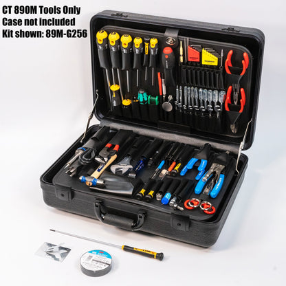 Coffret d'outils de terrain haut de gamme Crawford CT890, série 89 - Outils uniquement