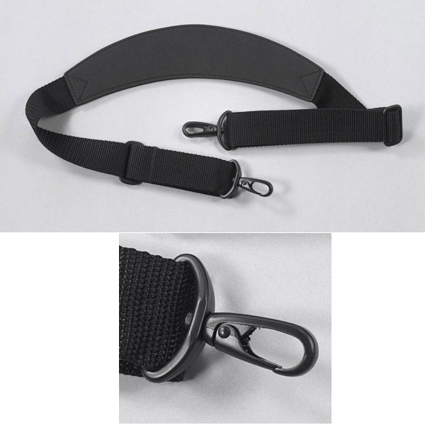 Bandoulière ergonomique de luxe Crawford ELS1 pour étui à outils à fermeture éclair avec clips à ressort en métal robuste