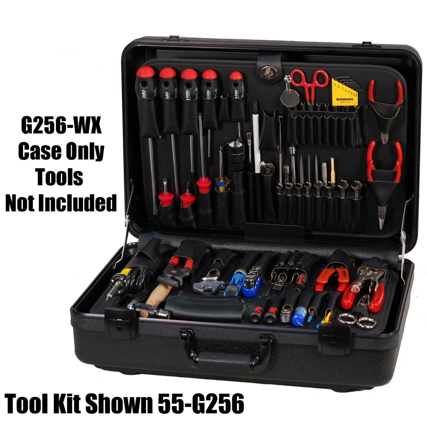 Coffret à outils Crawford G256-WX Ultimate Gladiator 6 avec palettes W et X