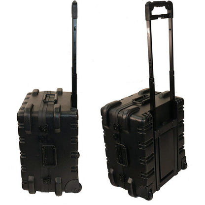 Coffret à outils militaire à roulettes Crawford M350B-3C53C6, 10 pouces, noir, avec palettes 3C5 et 3C6