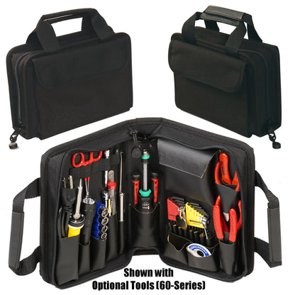 Étui à outils souple à fermeture éclair Crawford MTZ2-BLK Mini 10-1/2 x 7-1/2 x 2-3/4