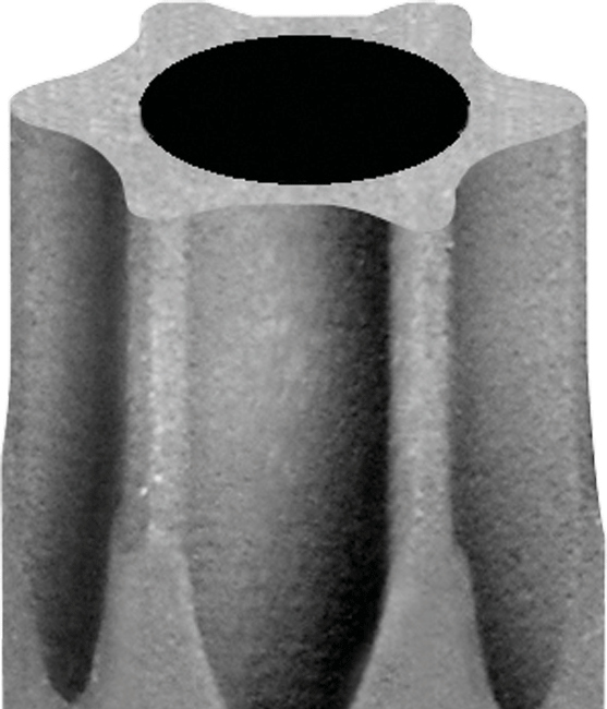 Bondhus 12636 Gorilla Grip Jeu de 7 vis Torx pliables inviolables TR7 à TR25 (également appelées Torx de sécurité)