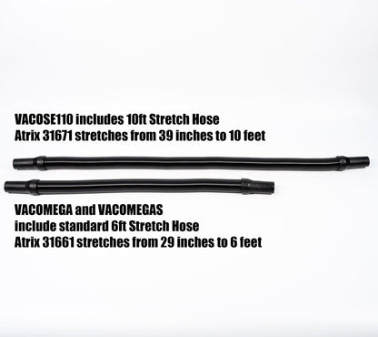 Aspirateur électronique Atrix VACOSE110 Omega Supreme Plus, protégé contre les décharges électrostatiques et doté d'une protection contre les interférences électromagnétiques et radioélectriques.