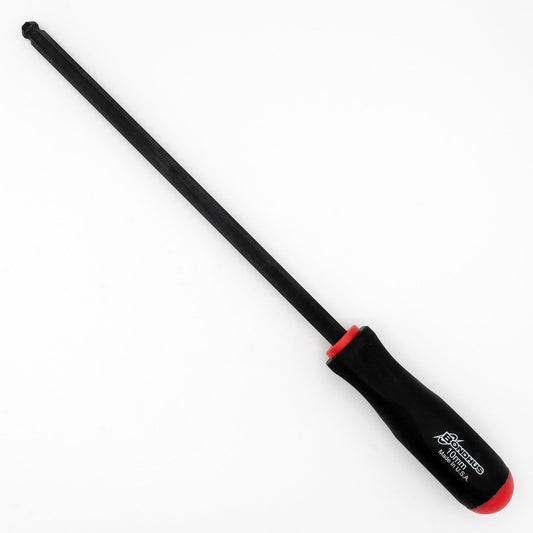 Tournevis hexagonal métrique à embout sphérique Bondhus 10776, lame longue de 10 mm x 10,2 mm.