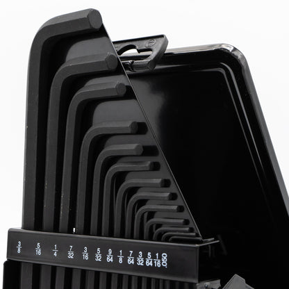 Coffret de 13 clés hexagonales à tête sphérique Bondhus 10933 (de 0,050 à 3/8 po) en métal
