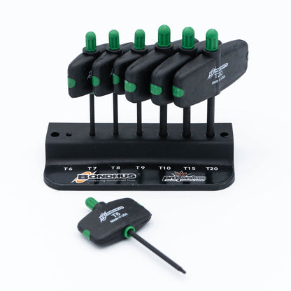 Jeu d'outils Torx à ailettes Bondhus 34745 T6-T20 avec finition ProGuard (7 pièces)