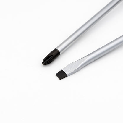 Jeu de tournevis magnétiques à poignée sphérique Bondhus Germany 88122 (2 pièces) : cruciforme n° 2 et plat 1/4".