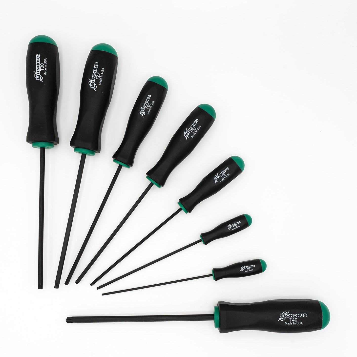 Jeu de tournevis Torx Bondhus 34534 T9-T40 avec poignée à 2 composants, 8 pièces