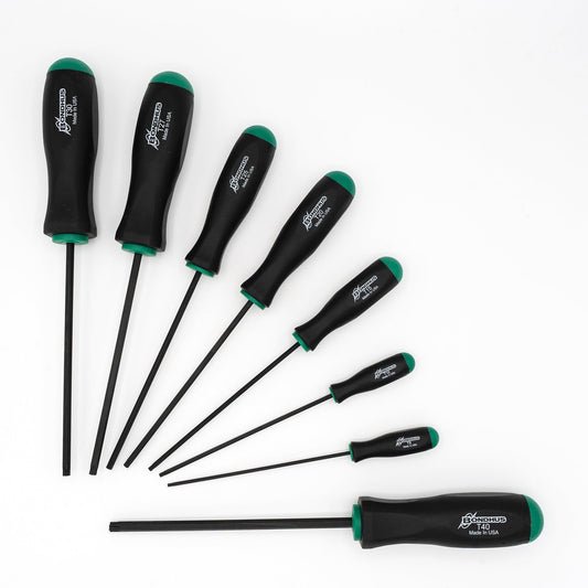 Jeu de tournevis Torx Bondhus 34534 T9-T40 avec poignée à 2 composants, 8 pièces