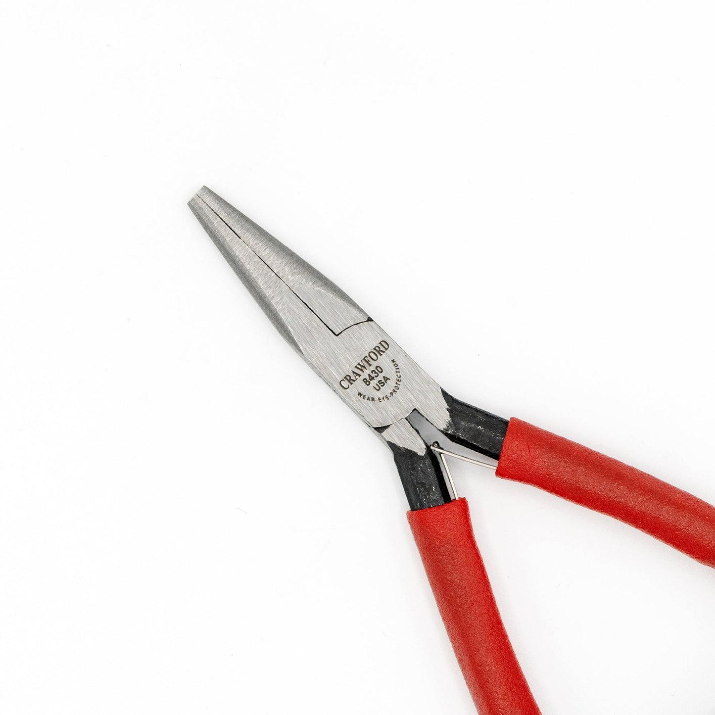 Pince à bec long miniature Crawford Tool 8430 avec mâchoires dentelées, pince à bec chaîne miniature