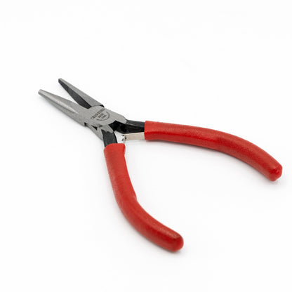 Pince à bec long miniature Crawford Tool 8430 avec mâchoires dentelées, pince à bec chaîne miniature