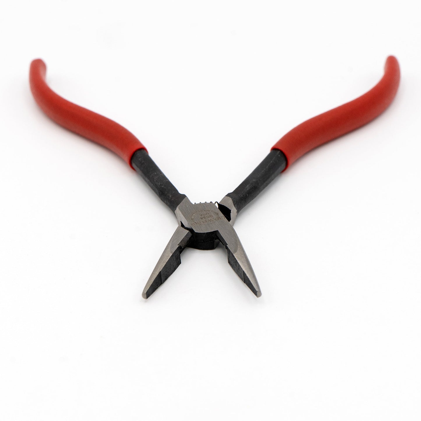 Pince à bec long miniature Crawford Tool 8634 avec mâchoires dentelées (à bec en chaîne)