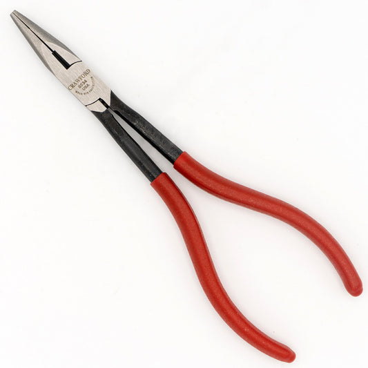 Pince à bec long miniature Crawford Tool 8634 avec mâchoires dentelées (à bec en chaîne)