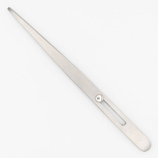 Pince à épiler à verrouillage coulissant Crawford Tool 8765 de 16,5 cm avec embouts plats émoussés