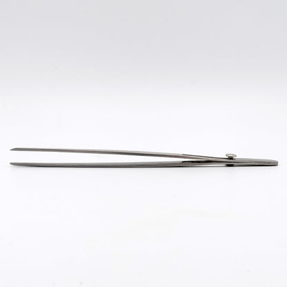Pince à épiler à verrouillage coulissant Crawford Tool 8765 de 16,5 cm avec embouts plats émoussés