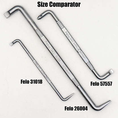 Tournevis coudé Felo 26004 à fente 8 mm (5/16)