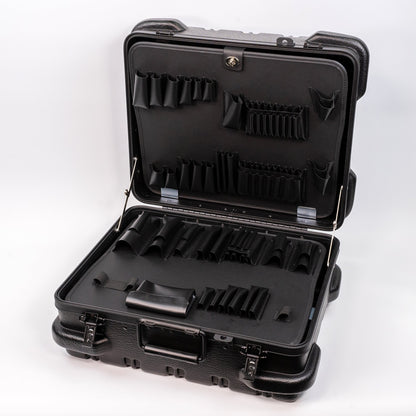 Coffret à outils Crawford M349B-3W3X style militaire 9 noir avec palettes 3W et 3X