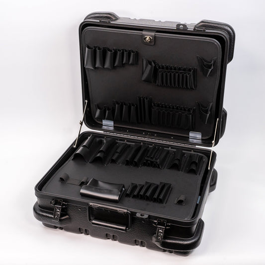 Coffret à outils Crawford M349B-3W3X style militaire 9 noir avec palettes 3W et 3X